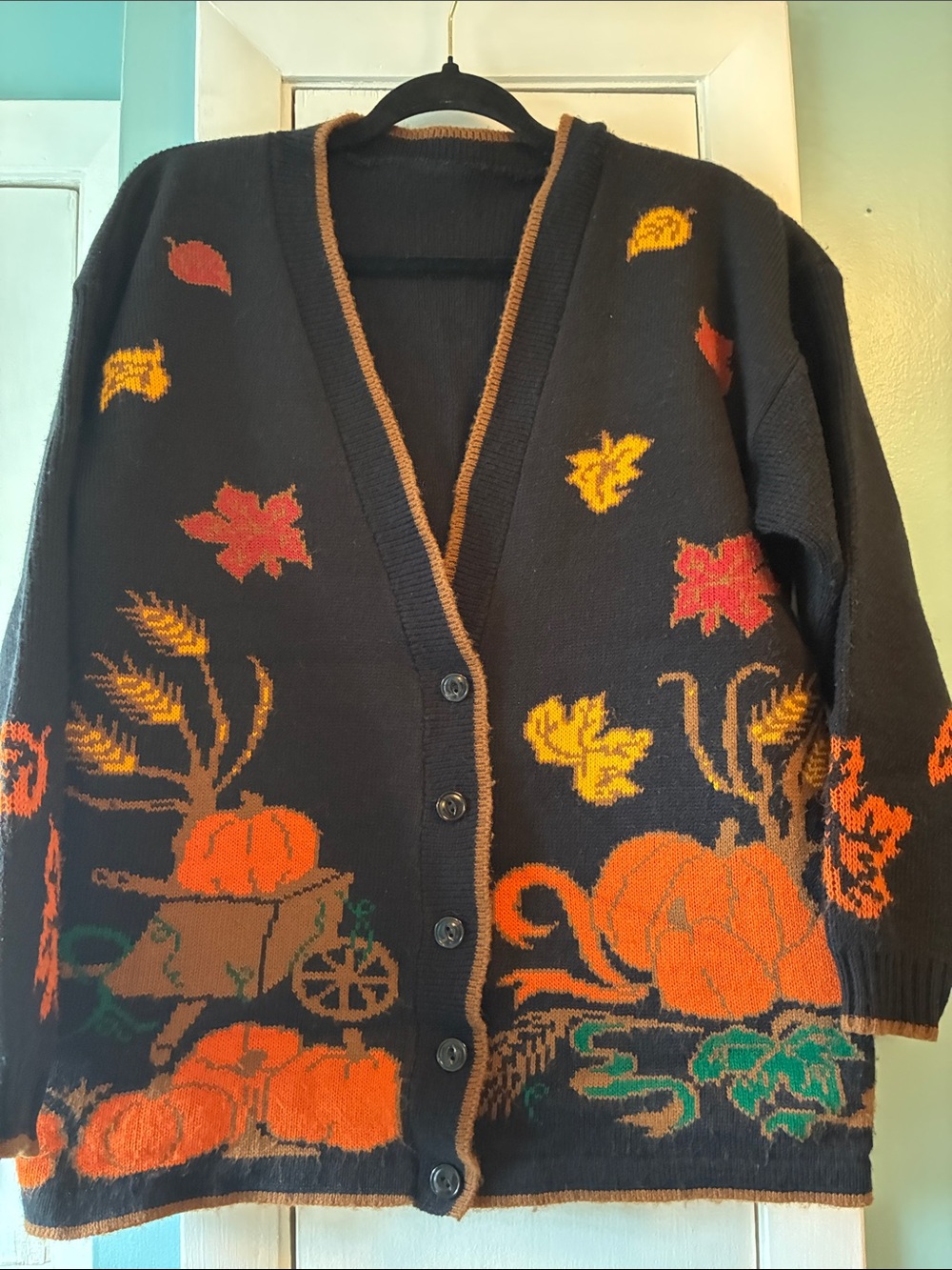 Fall themed sweater size large